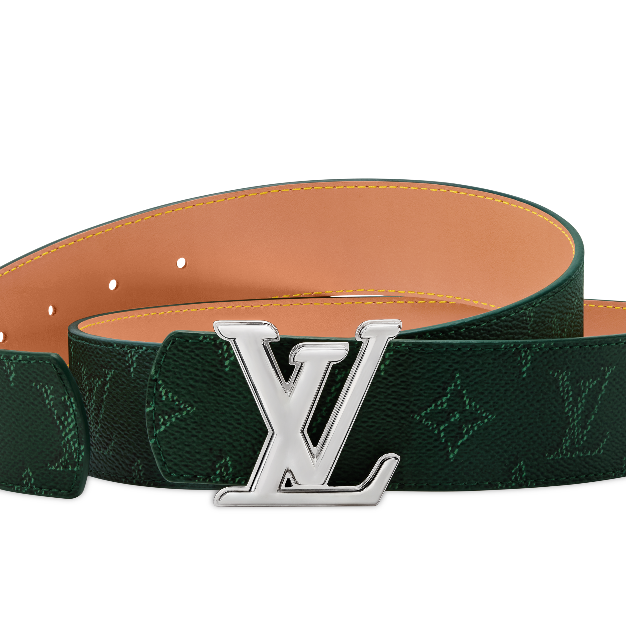 LV Dimension Monogram Heritage 40mm Reversible Belt - Holiday
